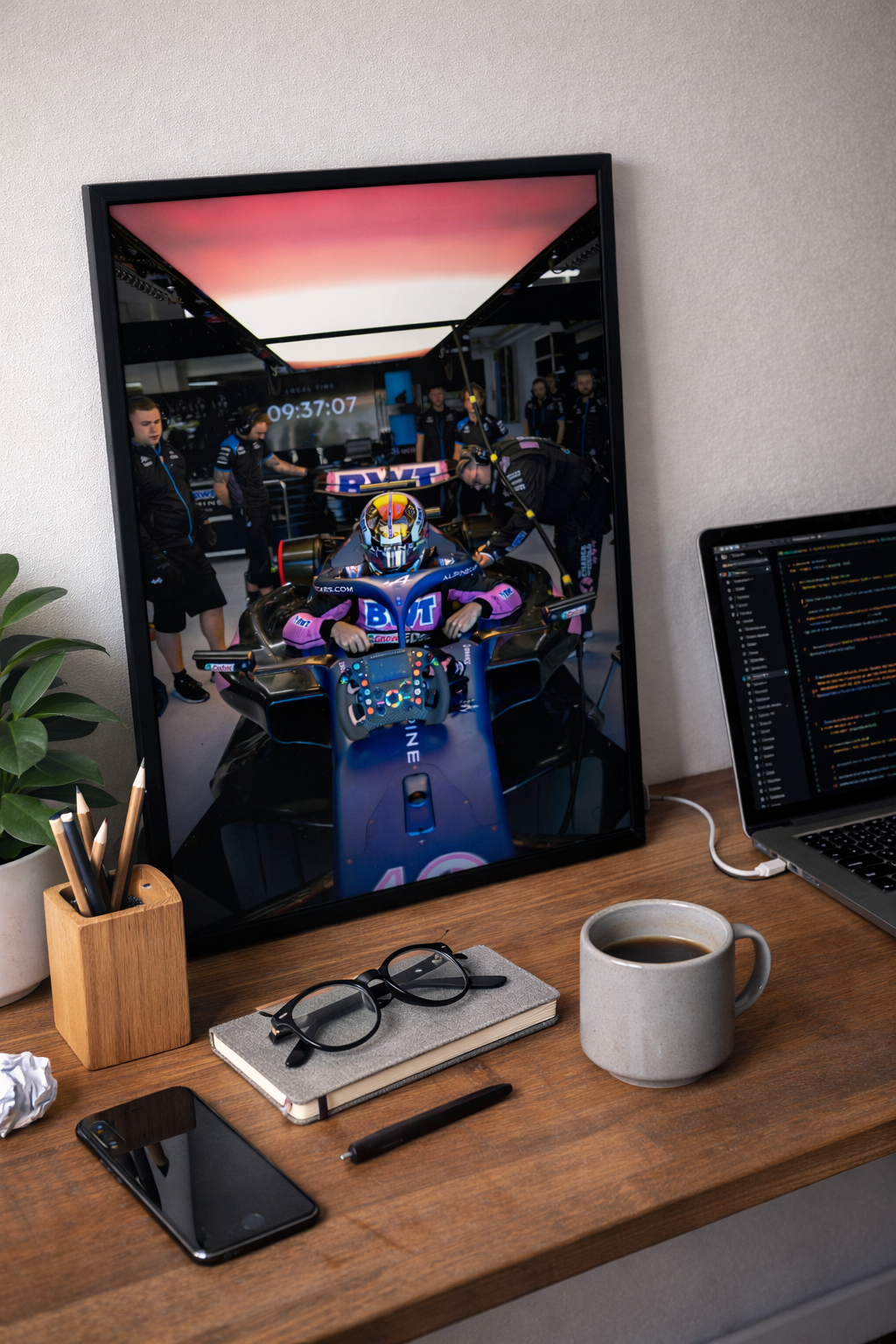 Tirage numéroté "Pierre Gasly : la french touch" par Morgan Mathurin