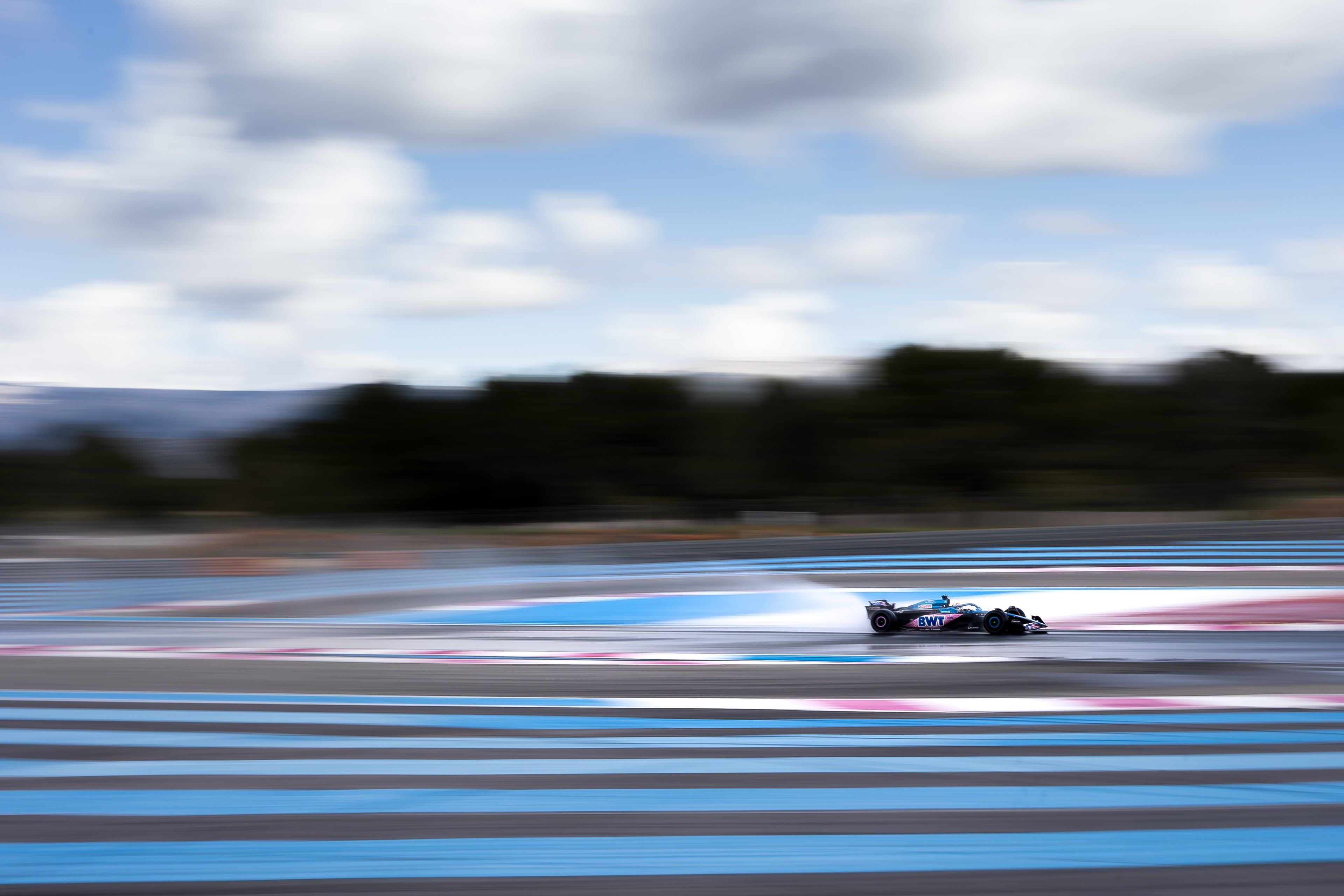 Gasly en plein Mistral