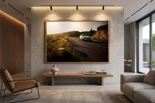 Tirage "Balade en DB4 Zagato dans les Baux de Provence" par Morgan Mathurin